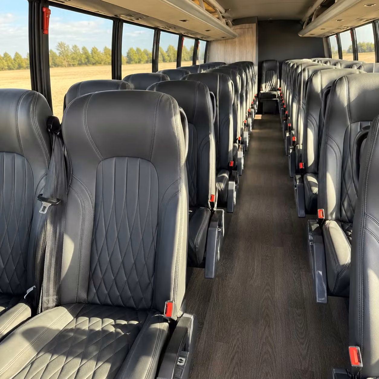 25 passenger minibus interior